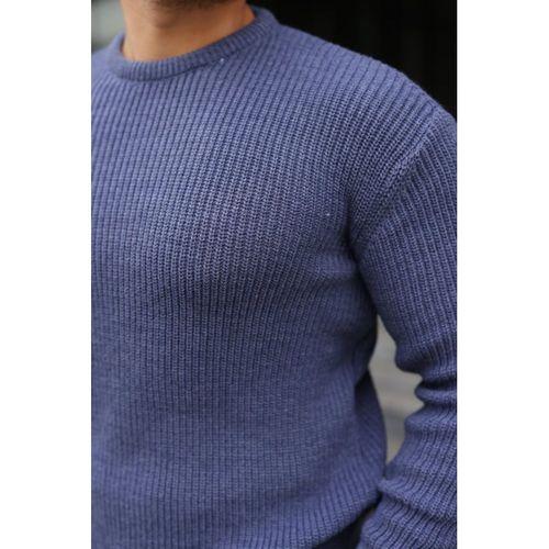 Erkek Bisiklet Yaka Örme Kazak