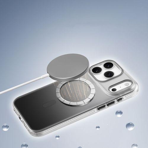 Apple iPhone 17 Pro Max Kılıf M-safe Şarj Özellikli Sararmaya Karşı Dayanıklı Mutural Icesense Serisi Kapak