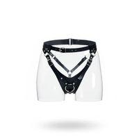 Siyah Kadın Kemer Deri Vücut Tokalı Aksesuar - Brf1281