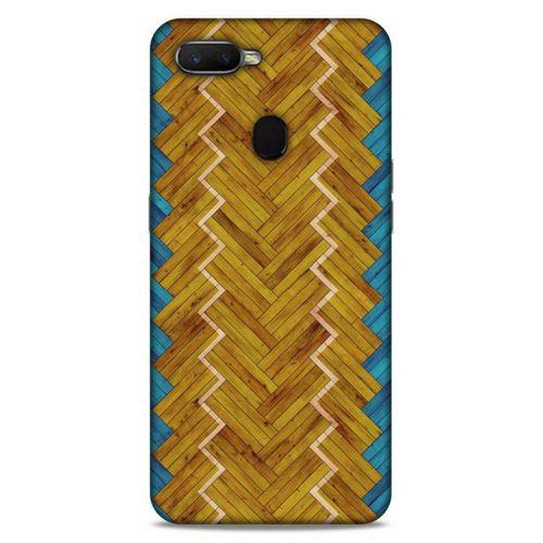 Lopard Oppo Ax7 Uyumlu Kılıf Wood'X (37) Silicone Cover Baskılı