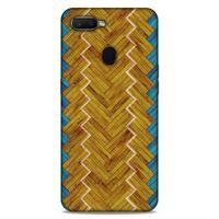 Lopard Oppo Ax7 Uyumlu Kılıf Wood'X (37) Silicone Cover Baskılı