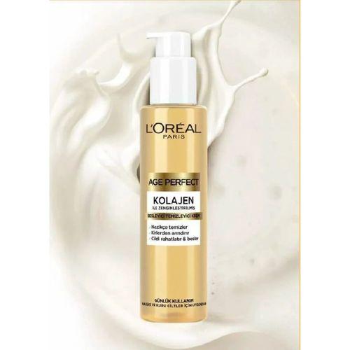 L'Oréal Paris Age Perfect Kolajen İle Zenginleştirilmiş Besleyici Temizleyici Krem 150 Ml