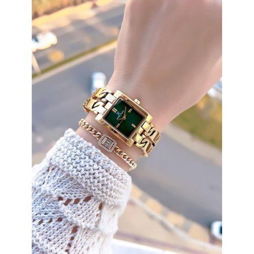 Daniel Klein Zincirli Kordon 3 Atm Suya Dayanıklı 2 Yıl Garantili Kadın Kol Saati+Bileklik S10052.4