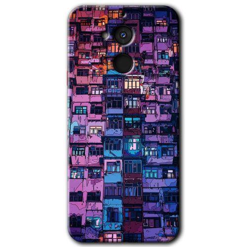General Mobile GM 8 Kılıf HD Desen Baskılı Arka Kapak - Şehir Görünümü