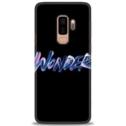 Samsung Galaxy S9 Plus Kılıf HD Baskılı Kılıf - Wonder + Tam Ekran Koruyucu
