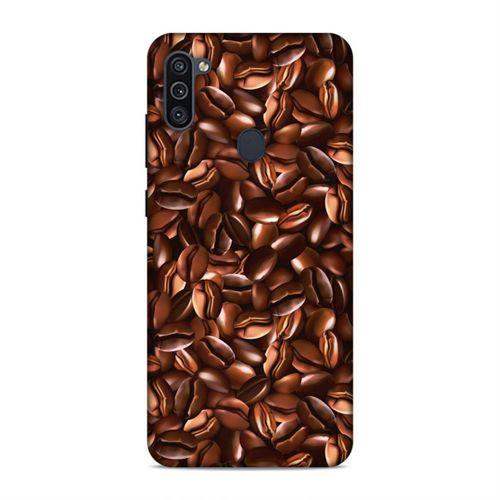 Samsung Galaxy M11 Kılıf Cekirdek Kahve Arka Kapak Silikon Koruma Full Koruyucu