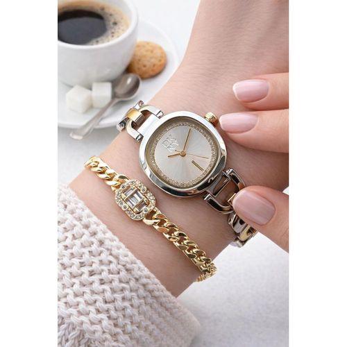 DKNY 2 Yıl Garantili 5 Atm Suya Dayanıklı Kararma Renk Atma Yapmaz Kadın Kol Saati+Bileklik DL139.55