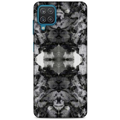 Lopard Samsung Galaxy A12 Uyumlu Kılıf Mermer Desenli (48) Bumper Kılıf