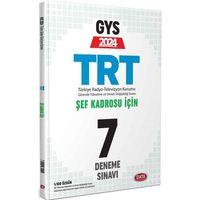 2024 TRT Şef Kadrosu İçin GYS 7 Deneme Sınavı Data Yayınları