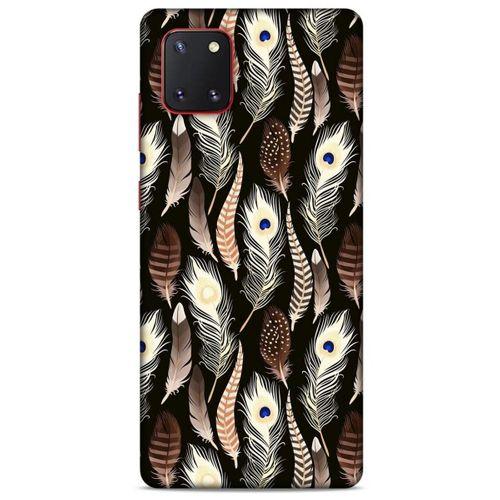 Samsung Galaxy Note 10 Lite Kılıf Desenli Özel Seri Tüyler (8) Baskılı Kılıf