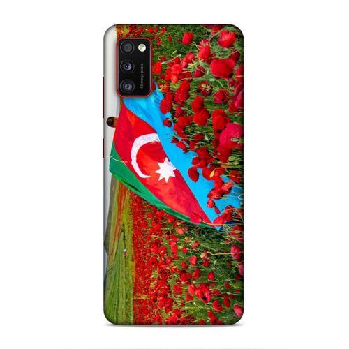 Samsung Galaxy A41 Uyumlu Kılıf Azarbaijan (8) Baskılı Kılıf Azərbaycan Lale