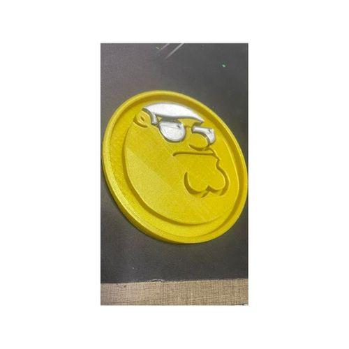 Peter Griffin S Madalyonu Fortnite 3D Baskı (Bu ürün Sadece Plastik parçadır - Almadan Önce Soru Sorabilirsiniz)