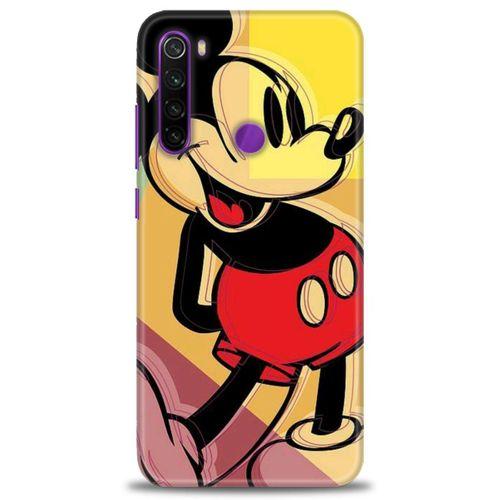 Xiaomi Redmi Note 8 Kılıf HD Baskılı Kılıf - Mickey Mousee + Tam Ekran Koruyucu