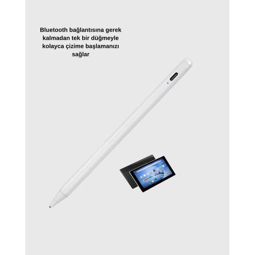 Akıllı Dokunmatik Kalem – Type-c Şarjlı, Manyetik, Apple Pencil Alternatifi Stylus Pen