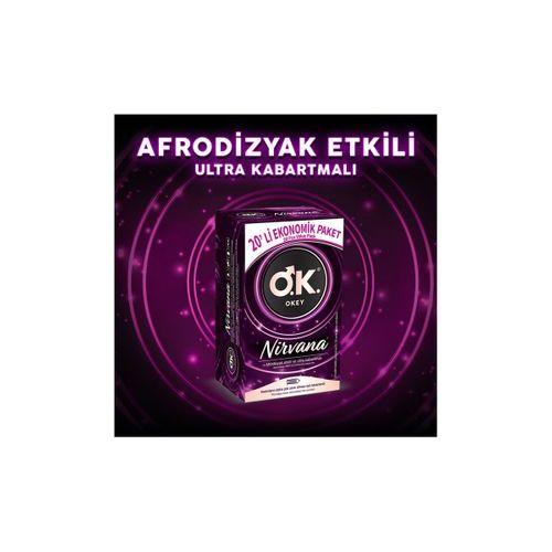 Okey Nirvana 20li + Klasik 20li Prezervatif
