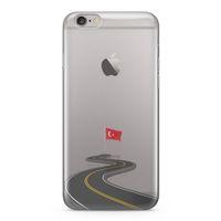 Apple iPhone 6 Plus - 6S Plus Kılıf Türkiye Yolları Arka Kapak Koruma Desenli Full Koruyucu