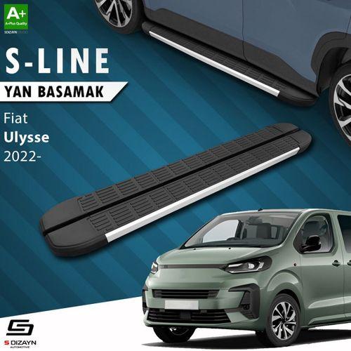 S-Dizayn Fiat Ulysse Uzun Şase S-Line Aluminyum Yan Basamak 243 Cm 2022 Üzeri A+ Kalite