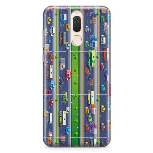 Huawei Mate 10 Lite Kılıf Otoyol Arka Kapak Koruma Desenli Full Koruyucu