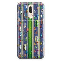 Huawei Mate 10 Lite Kılıf Otoyol Arka Kapak Koruma Desenli Full Koruyucu