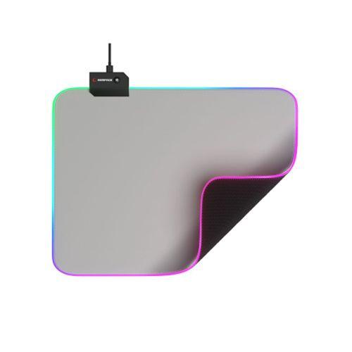 Rampage MP-21, PULSAR M RGB, 252x328x3mm, RGB Led, Gaming, MOUSE PAD (Gri)