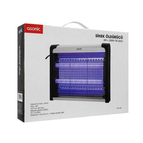 Asonic 2000 Volt İki Ledli Sinek Haşere Öldürücü - 30m2 Etkili