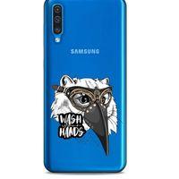 Zoologix (4) Samsung Galaxy A30s Şeffaf Kılıf Silikon Desenli