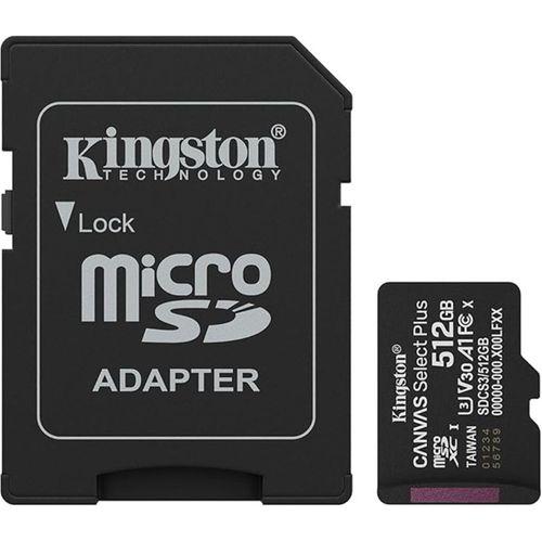 512 GB KINGSTON MICRO SD CL10 SDCS3/512GB