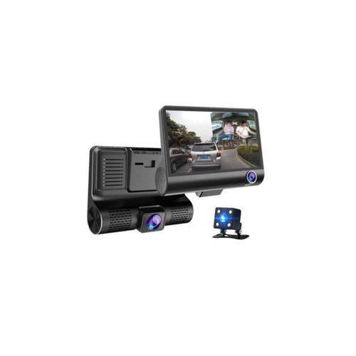 Vothoon Araç Içi Kamera Gece Görüşlü 3 Kameralı 4 Inç 1080p Yol Kayıt Kamerası Geri Vites