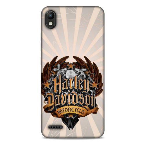 LG K20 2019 Uyumlu Kılıf Motorsiklet (3) Kapak Harley Davidson