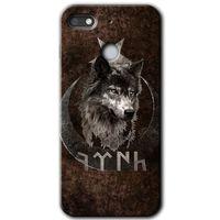 General Mobile GM 8 Go HD Baskılı Kılıf + 9D Tam Ekran Koruyucu - Bozkurt Göktürk