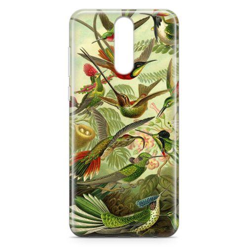 Huawei Mate 10 Lite Kılıf Suluboya Trochilus Arka Kapak Koruma Desenli Full Koruyucu