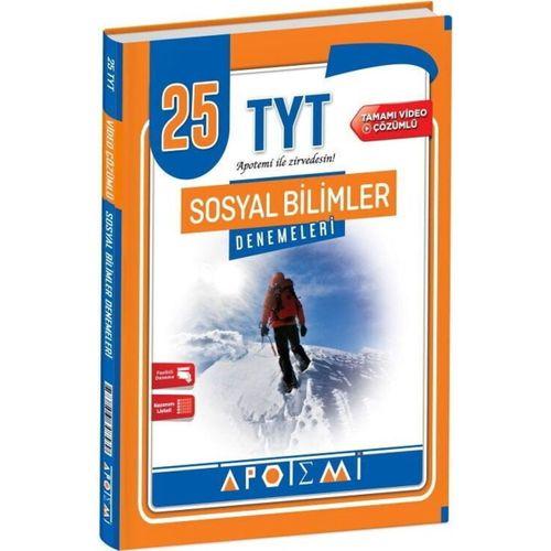 TYT Sosyal Bilimler 25 li Deneme Apotemi Yayınları