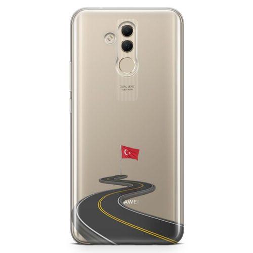 Huawei Mate 20 Lite Kılıf Türkiye Yolları Arka Kapak Koruma Desenli Full Koruyucu