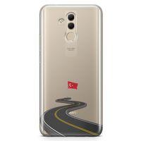 Huawei Mate 20 Lite Kılıf Türkiye Yolları Arka Kapak Koruma Desenli Full Koruyucu