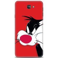 Samsung Galaxy J7 Prime Kılıf HD Baskılı Kılıf - Sylvester + Tam Ekran Koruyucu