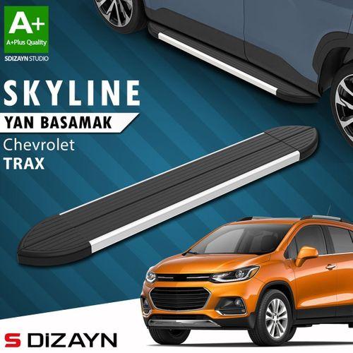S-Dizayn Chevrolet Trax Skyline Aluminyum Yan Basamak 163 Cm 2013-2022 A+ Kalite