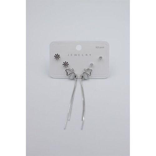 Çoklu Set Küpe - Gümüş