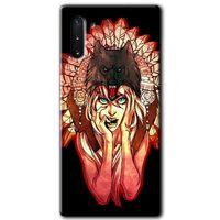 Potkal Hediye Fabrikası Samsung Galaxy Note 10 Kılıf HD Desen Baskılı Arka Kapak - Kurt Kız