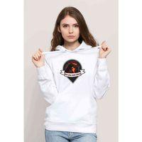Carmen Sandiego See You Next Crime Baskılı Kadın Kapüşonlu Beyaz Sweatshirt