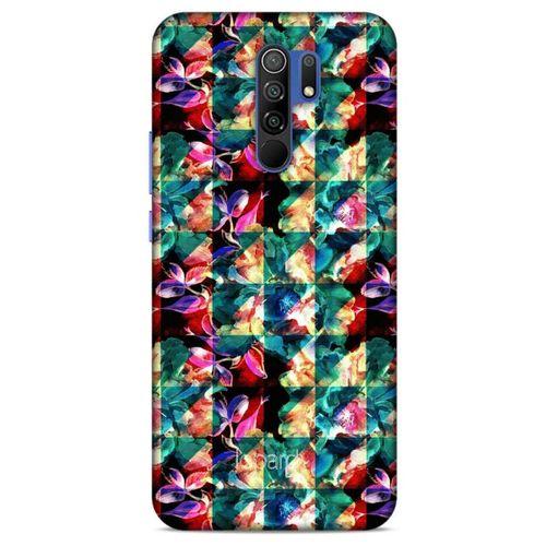 Xiaomi Redmi 9 Kılıf Kelebek Etkisi (17) Tasarım Kılıf Turkuaz Yeşil