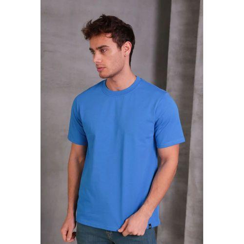 Erkek Relax Fit Bisiklet Yaka %100 Pamuk Rahat Kesim Basic Tişört