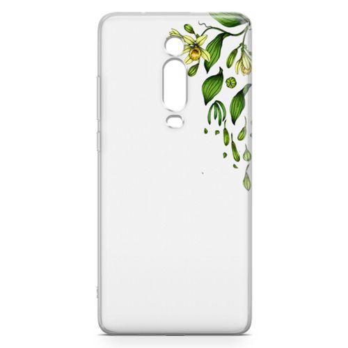 Xiaomi Redmi K20 Pro Premium Kılıf Vanilya Çiçeği Arka Kapak Koruma Desenli Full Koruyucu