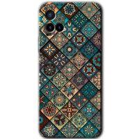 Vivo Y21 Kılıf HD Desen Baskılı Arka Kapak - Mandala Desen