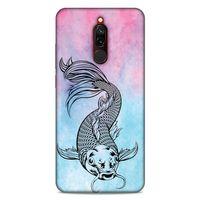 Lopard Xiaomi Redmi 8 Uyumlu Kılıf Tattoo's (31) TPU Kılıf Balık Dövmesi