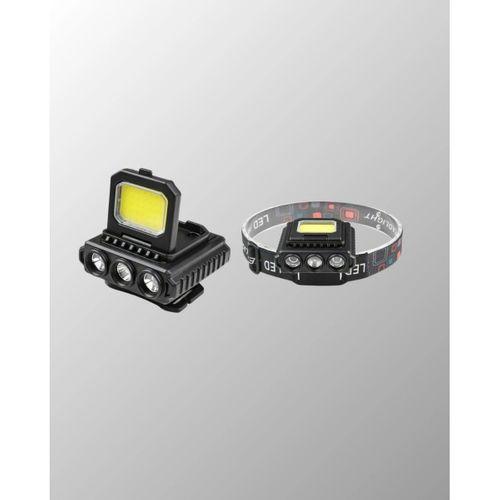 Şarjlı Led Kafa Lambası 800 Lumen Cob Xpe Ayarlanabilir Başlıklı