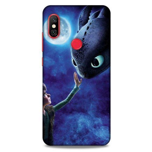 Xiaomi Redmi Note 6 Pro Kılıf Dragons (40) Fit Silikon Kılıf Ejderha Takım Yıldızı