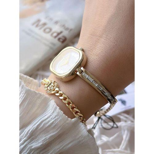 U.S.Polo Assn. İnce Baget Taşlı Özel Tasarım Çelik Kordon 2 Yıl Garantili Kadın Kol Saati U02149.3