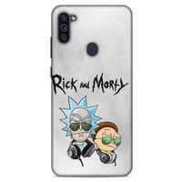 Samsung Galaxy M11 Uyumlu Kılıf Rick And Morty (4) Koruma Kılıfı Eye Patch Morty
