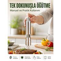 Orta Boy Kararbiber Ve Tuz Öğütücü – Kolay Kullanım, Şık Tasarım Yeni Nesil