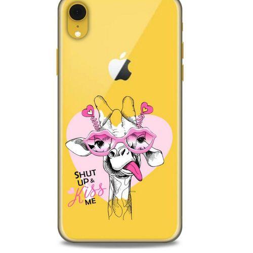 Zoologix (14) Apple iPhone XR Şeffaf Kılıf Silikon Desenli